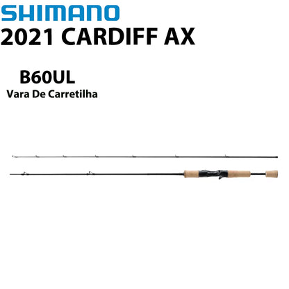 SHIMANO 2021 CARDIFF AX B60UL Vara De Carretilha