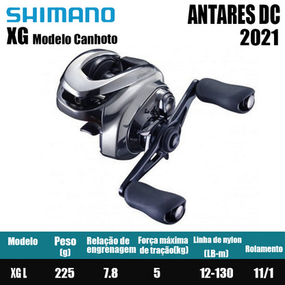 SHIMANO 2021 ANTARES DC HG Modelo Canhoto