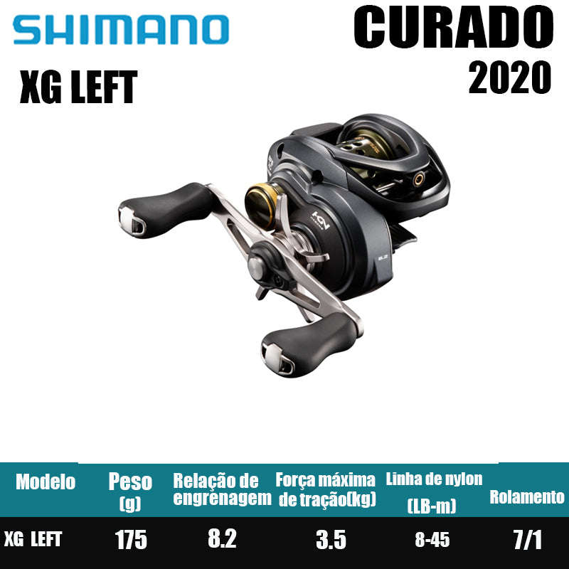 SHIMANO 2021 CURADO BFS Peças de pesca Água salgada Água doce Baitcast Reel Fishing Reel Origem: Malásia Luya Long-range Throwing Wheel