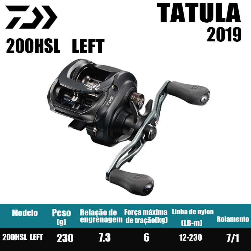 Carretilha De Arremesso DAIWA 2019 TATULA 150 200Série, Peça De Reposição Para Pesca Em Água Doce E Salgada. Local De Produção: Tailândia