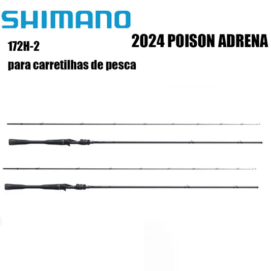 SHIMANO 2024 POISON ADRENA 172H-2 para carretilhas de pesca