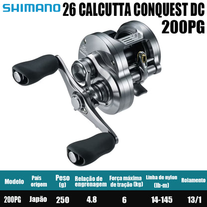 SHIMANO 2026 CALCUTTA CONQUEST DC 200PG Modelo Destro