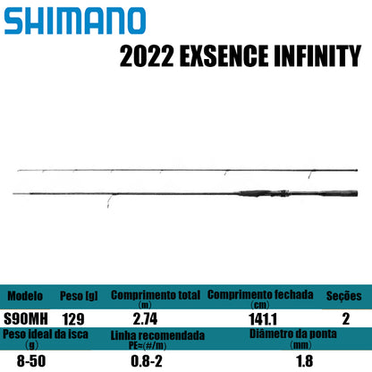 SHIMANO 2022 EXSENCE INFINITY S90MH para molinetes de pesca