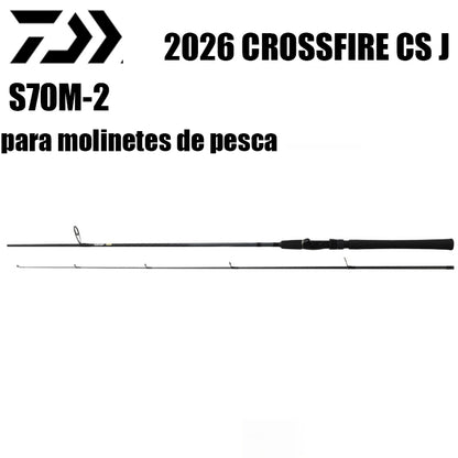 DAIWA 2026 CROSSFIRE CS J S70M-2 para molinetes de pesca
