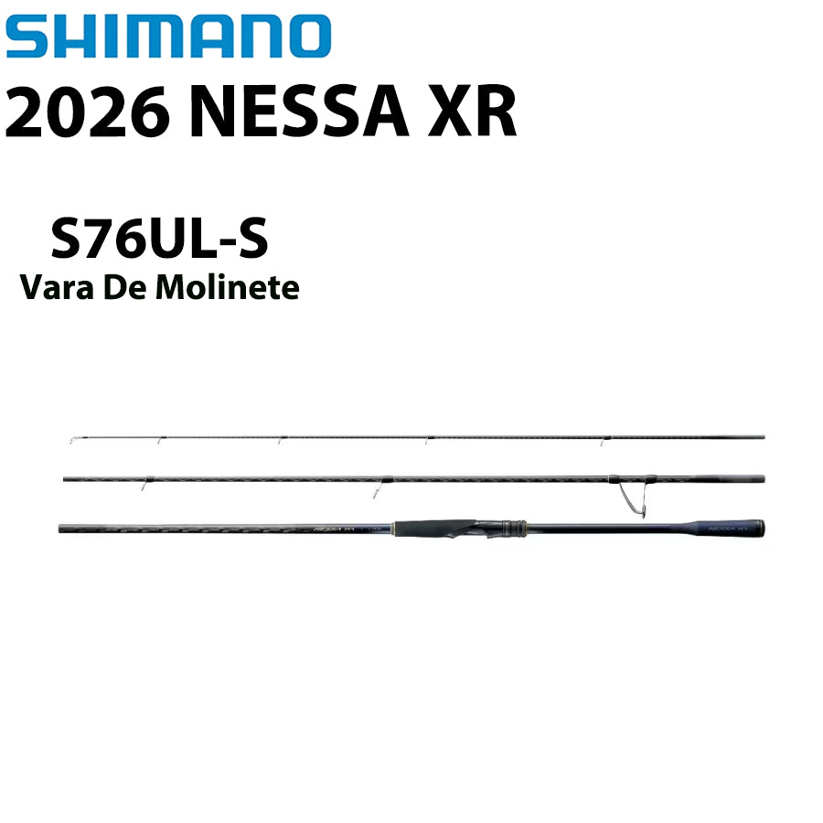 SHIMANO 2026 NESSA XR S99M+ Vara De Molinete