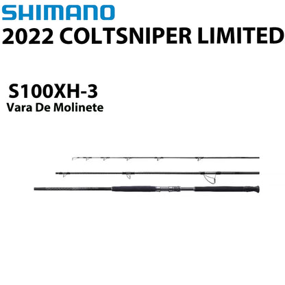 SHIMANO 2022 COLTSNIPER LIMITED S100XH-3 Vara De Molinete