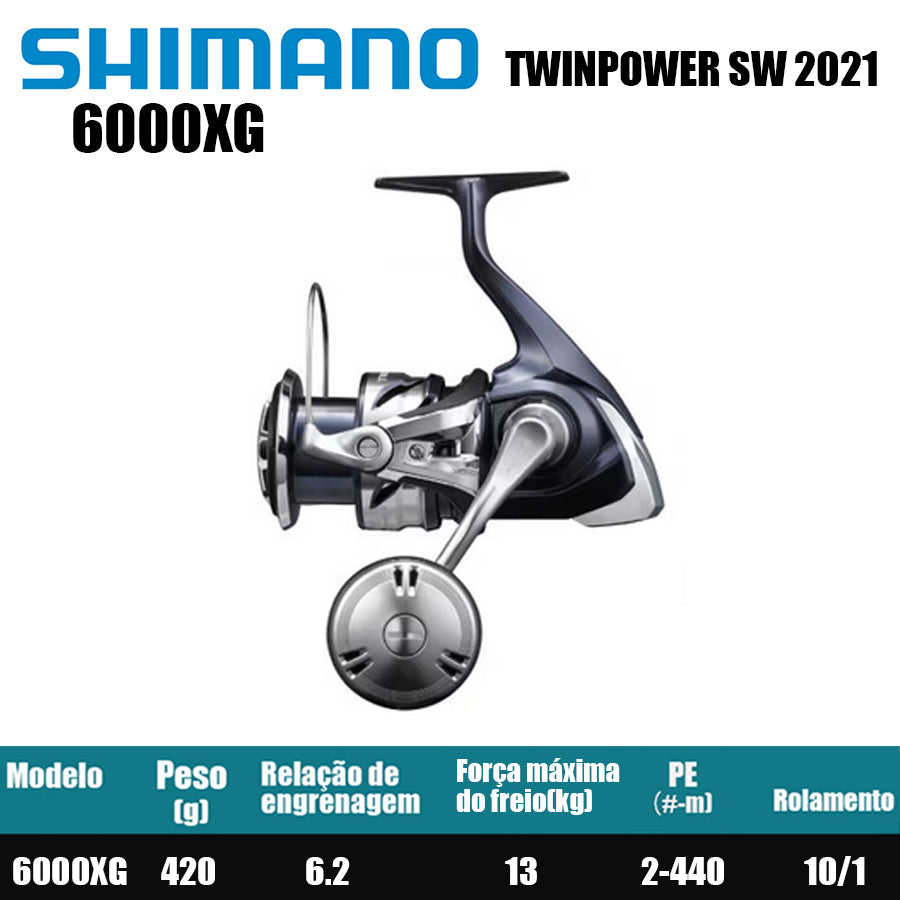 SHIMANO 2021 TWINPOWER SW 6000XG