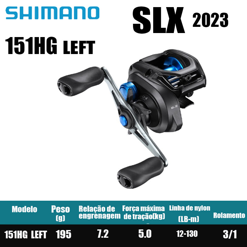 Carretilha De Arremesso SHIMANO 2023 SLX , Peça De Reposição Para Pesca Em Água Doce E Salgada. Local De Produção: Malásia.