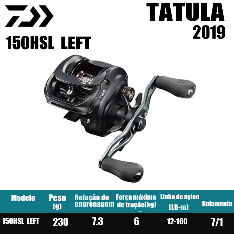 Carretilha De Arremesso DAIWA 2019 TATULA 150 200Série, Peça De Reposição Para Pesca Em Água Doce E Salgada. Local De Produção: Tailândia