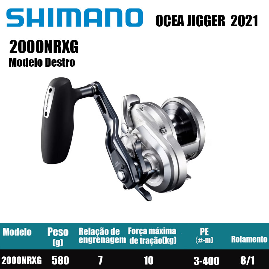 SHIMANO 2021 OCEA JIGGER 2000NRXG Modelo Destro