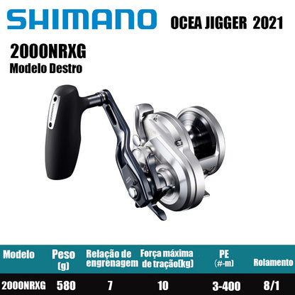 SHIMANO 2021 OCEA JIGGER 2000NRXG Modelo Destro