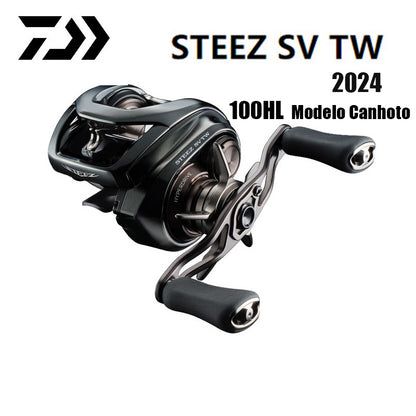 DAIWA 2024 Steez SV TW 100HL Modelo Canhoto