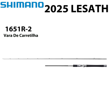 SHIMANO 2025 LESATH 1651R-2 Vara De Carretilha
