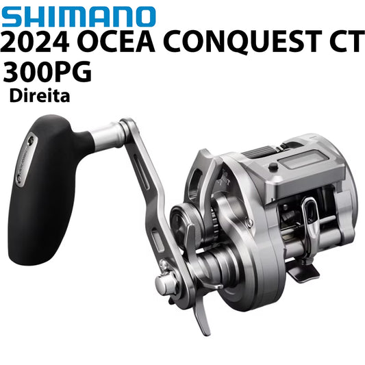 SHIMANO 2024 OCEA CONQUEST CT 300PG Carretilha Direita