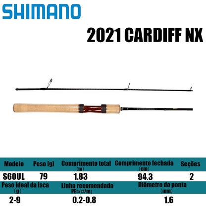 SHIMANO 2021 CARDIFF NX S60UL para molinetes de pesca