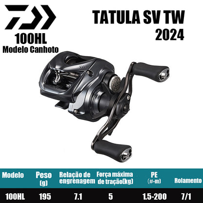DAIWA 2024 TATULA SV TW 100HL Modelo Canhoto