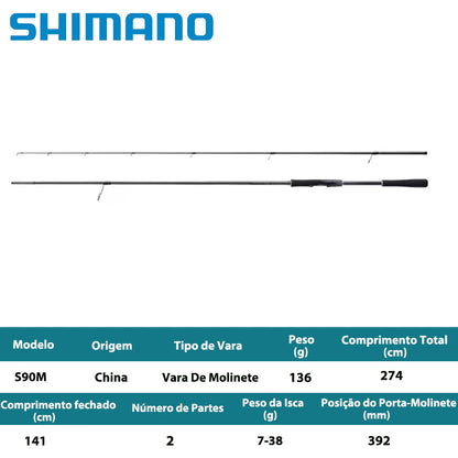SHIMANO 2024 ENCOUNTER S90M Vara De Molinete