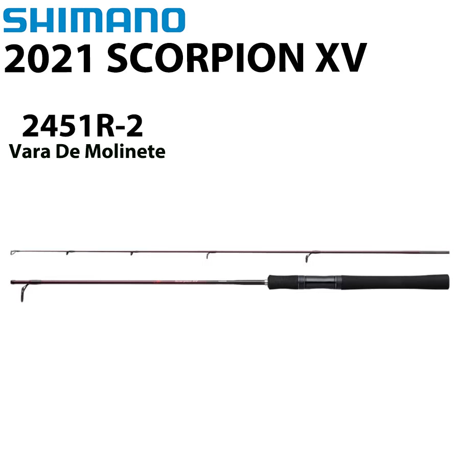 SHIMANO 2021 SCORPION XV 2451R-2 Vara De Molinete