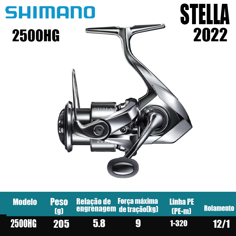 SHIMANO 2022 STELLA  carretel de pesca bobina giratória de água doce peças de pesca de água salgada Origem: Japão
