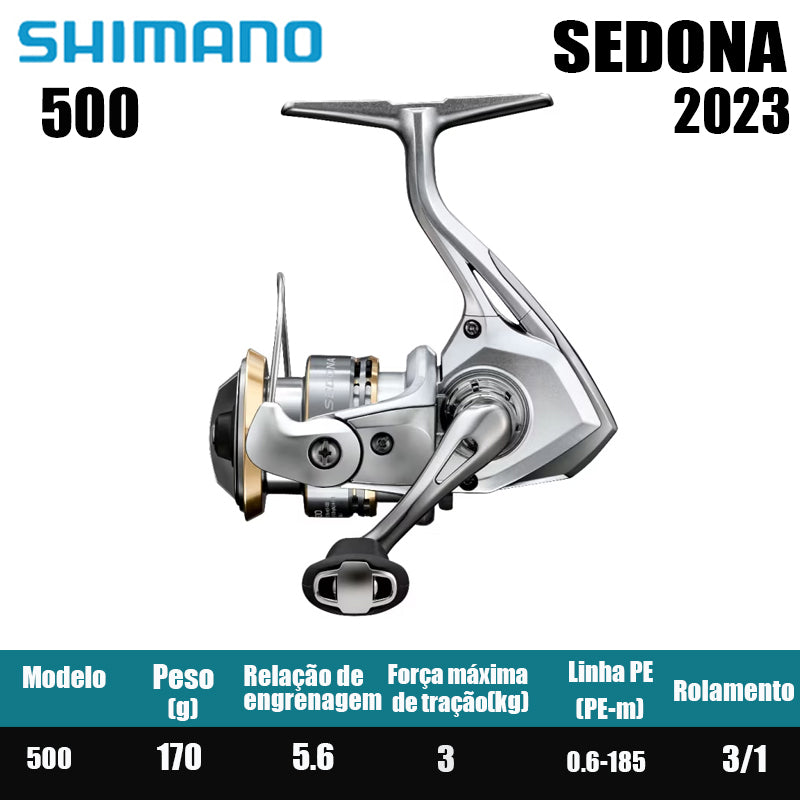 SHIMANO 2023 SEDONA carretel de pesca spinning carretel de água doce peças de pesca de água salgada Origem: Malásia