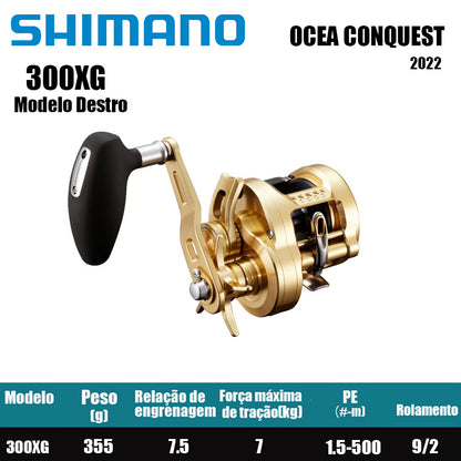 SHIMANO 2022 OCEA CONQUEST 300XG Modelo Destro