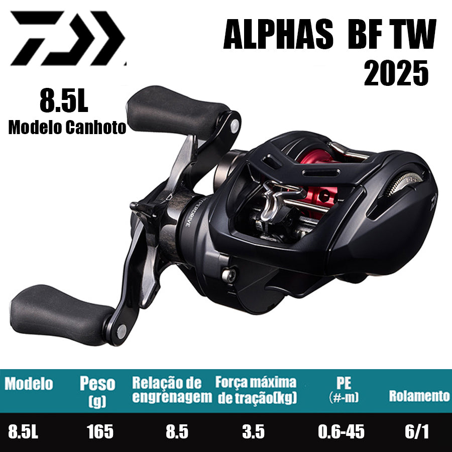 DAIWA 2025 ALPHAS BF TW  8.5L Modelo Canhoto