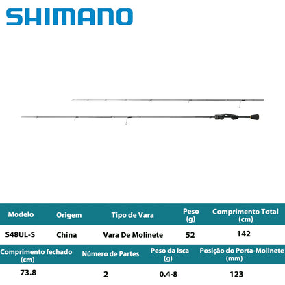 SHIMANO 2021 SOARE XR S48UL-S Vara De Molinete