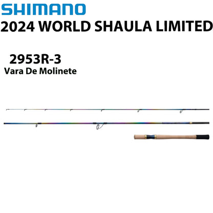 SHIMANO 2024 WORLD SHAULA LIMITED 2953R-3 Vara De Molinete