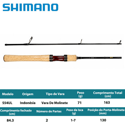SHIMANO 2021 CARDIFF NX S54UL Vara De Molinete