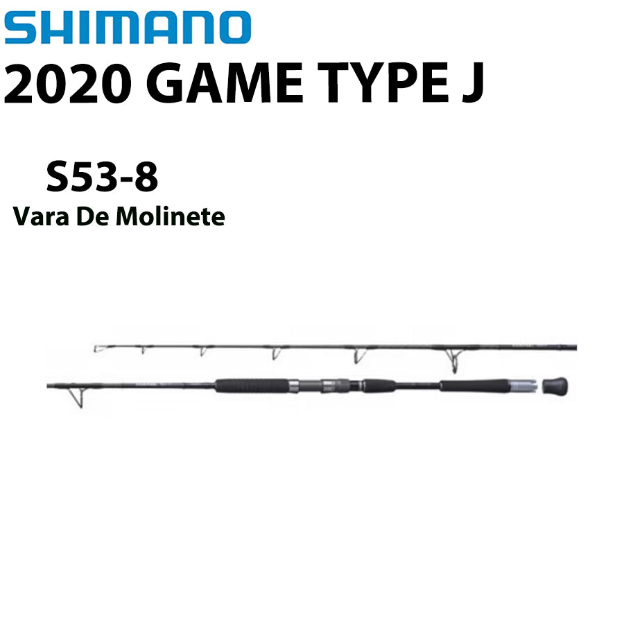 SHIMANO 2020 GAME TYPE J S53-8 Vara De Molinete