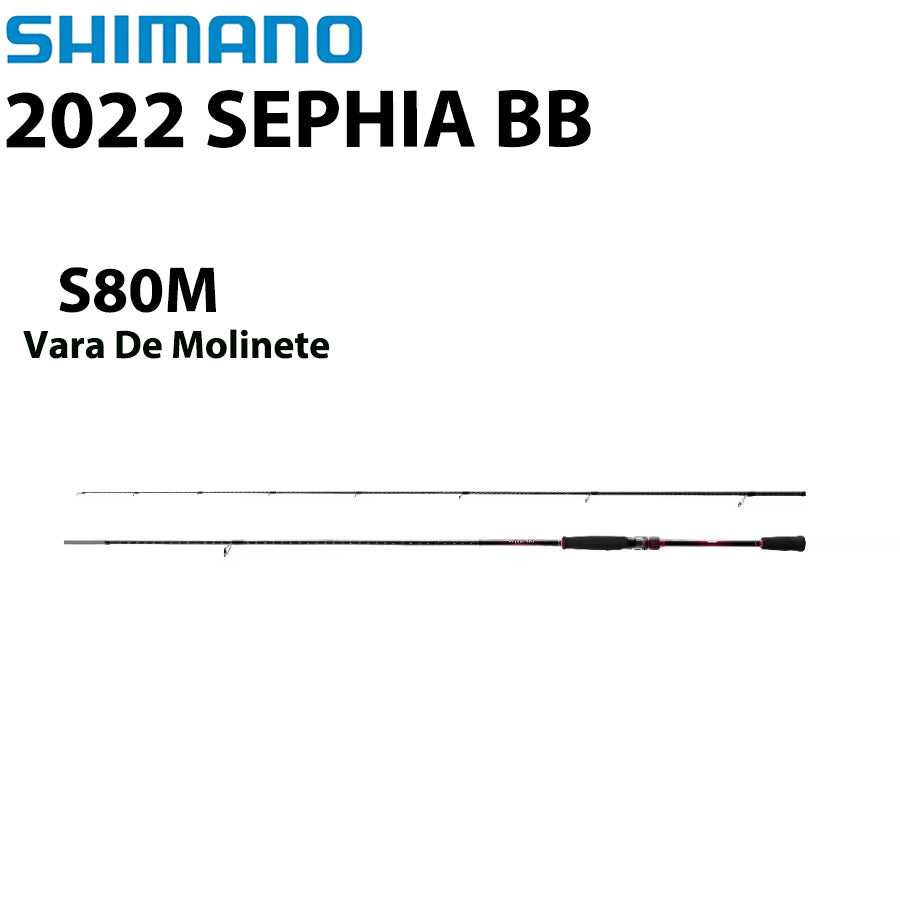 SHIMANO 2022 SEPHIA BB S80M Vara De Molinete
