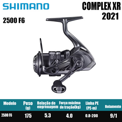 SHIMANO 2021 COMPLEX XR carretel de pesca spinning carretel de água doce peças de pesca de água salgada Origem: Malásia