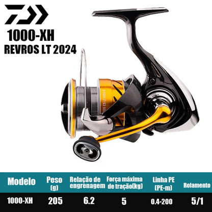 DAIWA 2024 REVROS LT Spinning Reel Fishing Reel Fresh Water Salt Water Fishing Parts Origem Vietnã