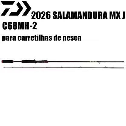 DAIWA 2026 SALAMANDURA MX J C68MH-2 para carretilhas de pesca