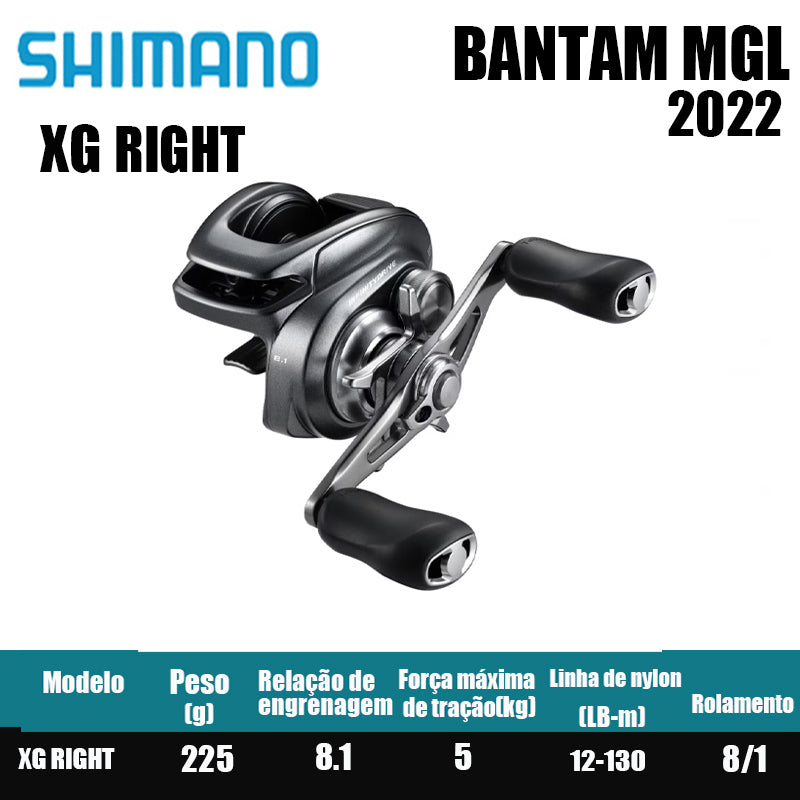 Carretilha De Arremesso SHIMANO 2022 BANTAM MGL , Peça De Reposição Para Pesca Em Água Doce E Salgada. Local De Produção: Malásia.