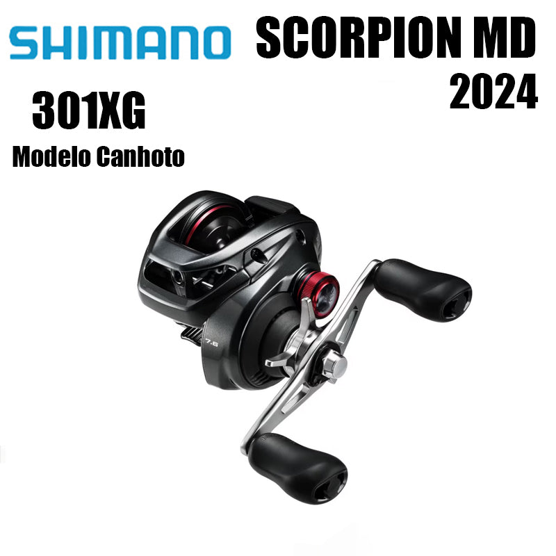 SHIMANO 2024 SCORPION MD 301XG Modelo Canhoto
