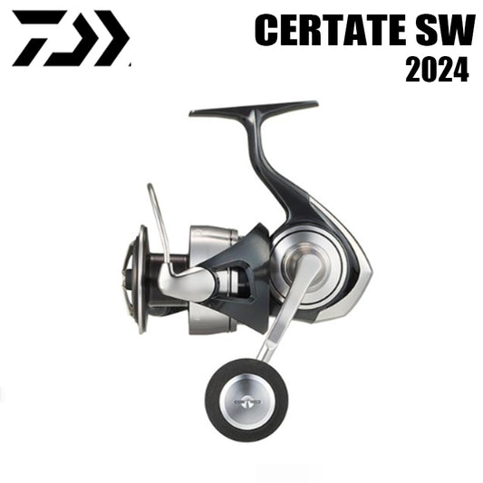 DAIWA 2024 CERTATE SW Carretilha de Pesca Spinning Carretilha para Água Doce e Salgada Peças de Reposição Origem: Japão Lançamento de Longa Distância, Pesca de Barco, Pesca de Costa, Pesca Marinha, Carretilhas Grandes de Spinning.