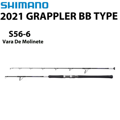 SHIMANO 2021 GRAPPLER BB TYPE J S56-6 Vara De Molinete