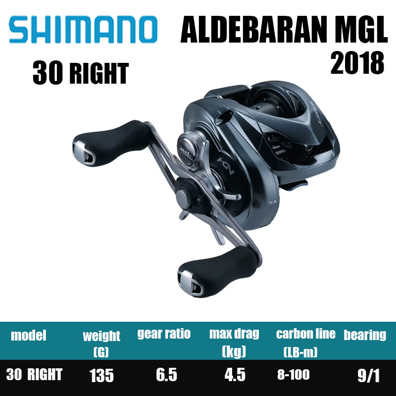 Carretilha De Arremesso SHIMANO 2018 ALDEBARAN MGL 30 30HG 51, Peça De Reposição Para Pesca Em Água Doce E Salgada. Local De Produção: Japão