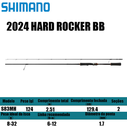 SHIMANO 2024 HARD ROCKER BB S83MH para molinetes de pesca