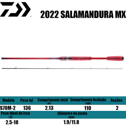 DAIWA 2022 SALAMANDURA MX S70M-2 para molinetes de pesca