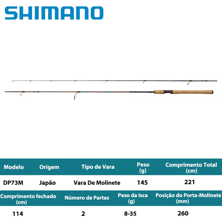 SHIMANO 2022 CARDIFF MONSTER LIMITED DP73M  Vara De Molinete