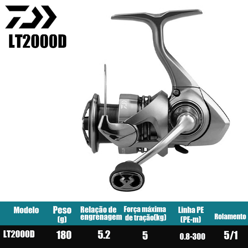 DAIWA 2023 EXCELER LT Spinning Reel Fishing Reel Fresh Water Salt Water Fishing Parts Origem Vietnã