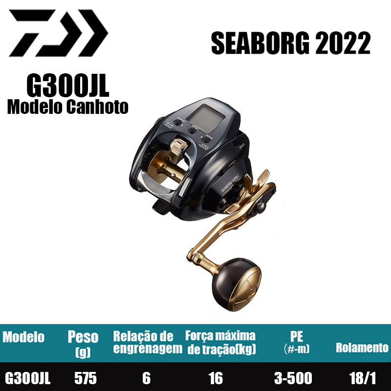 DAIWA 2022 SEABORG G300JL Modelo Canhoto