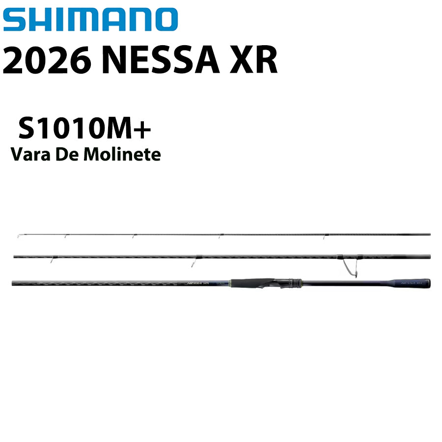 SHIMANO 2026 NESSA XR S1010M+ Vara De Molinete