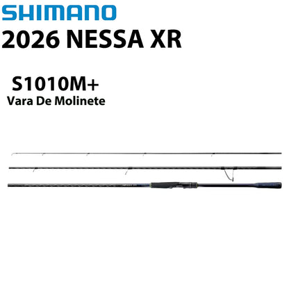 SHIMANO 2026 NESSA XR S1010M+ Vara De Molinete