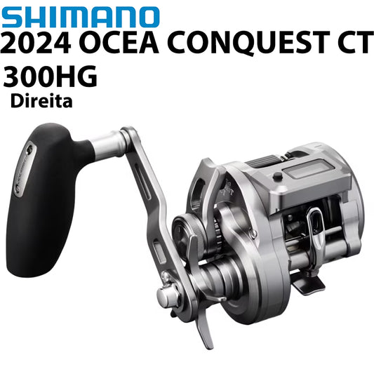 SHIMANO 2024 OCEA CONQUEST CT 300HG Carretilha Direita