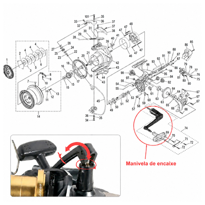 SHIMANO 2025 ACTIVECAST SD 1120 Molinete