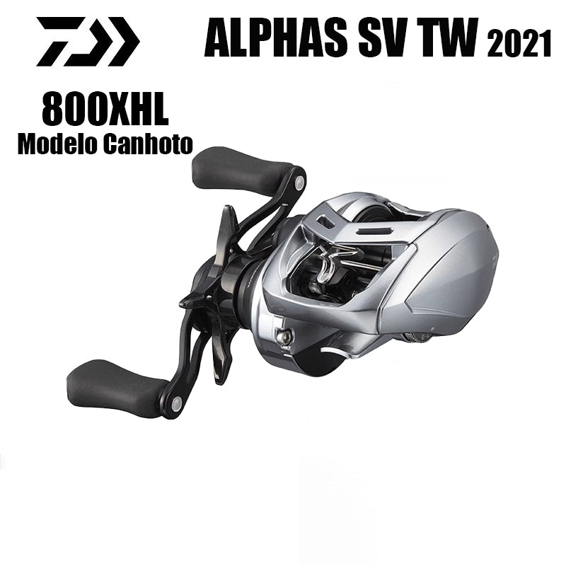 DAIWA 2021 ALPHAS SV TW 800XHL Modelo Canhoto