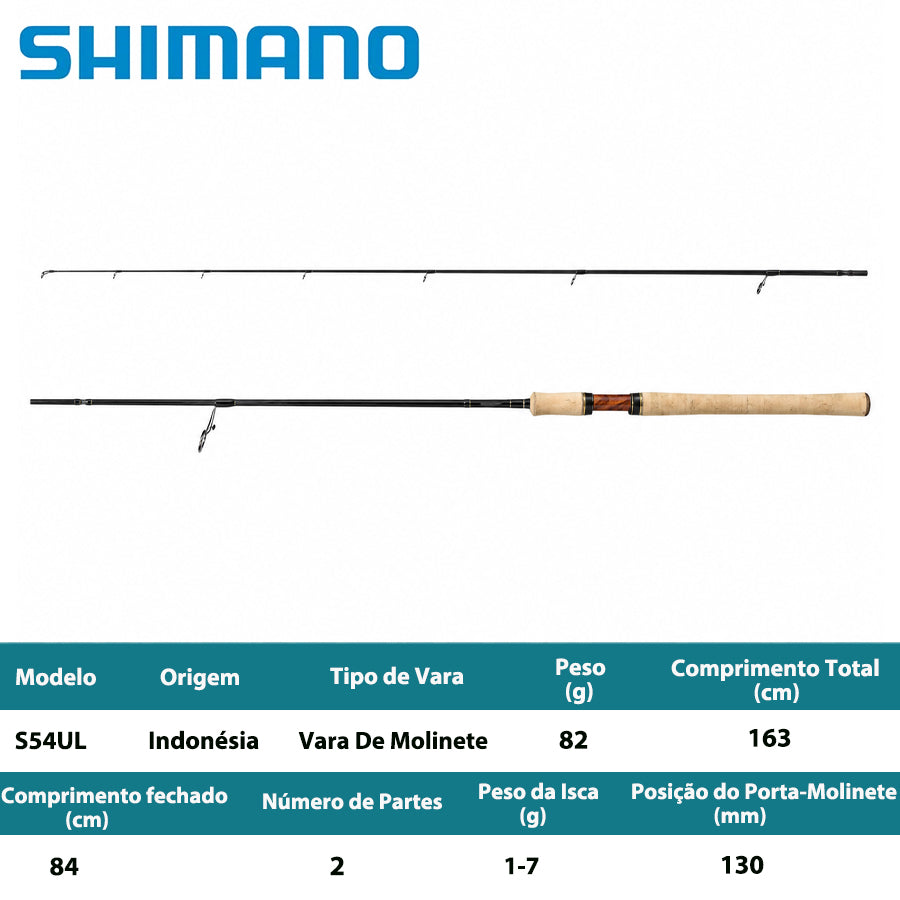 SHIMANO 2020 CARDIFF NATIVE SPECIAL S54UL Vara De Molinete